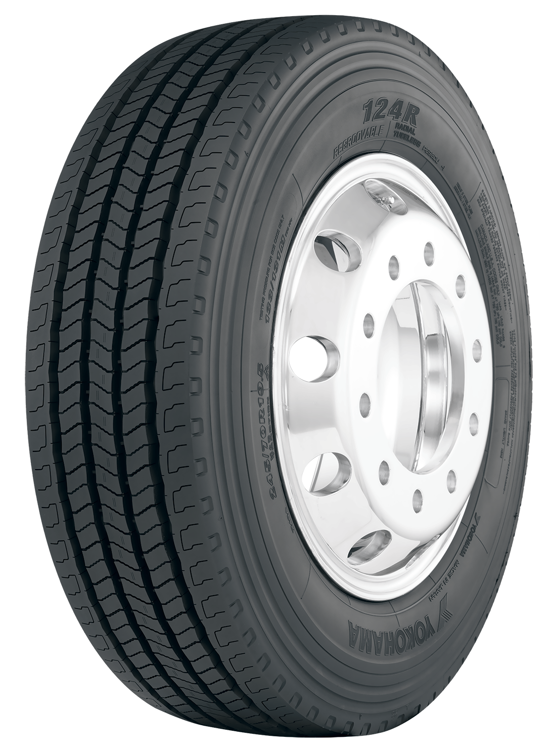 315/70R22.5 Yokohama 124R 156/150L